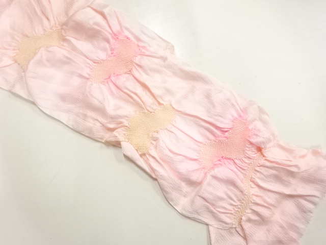 正絹　絞り　帯揚げ